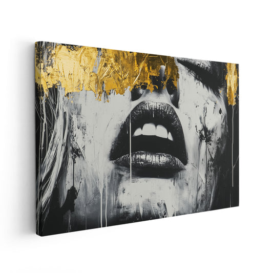 Gold Abstract Woman
