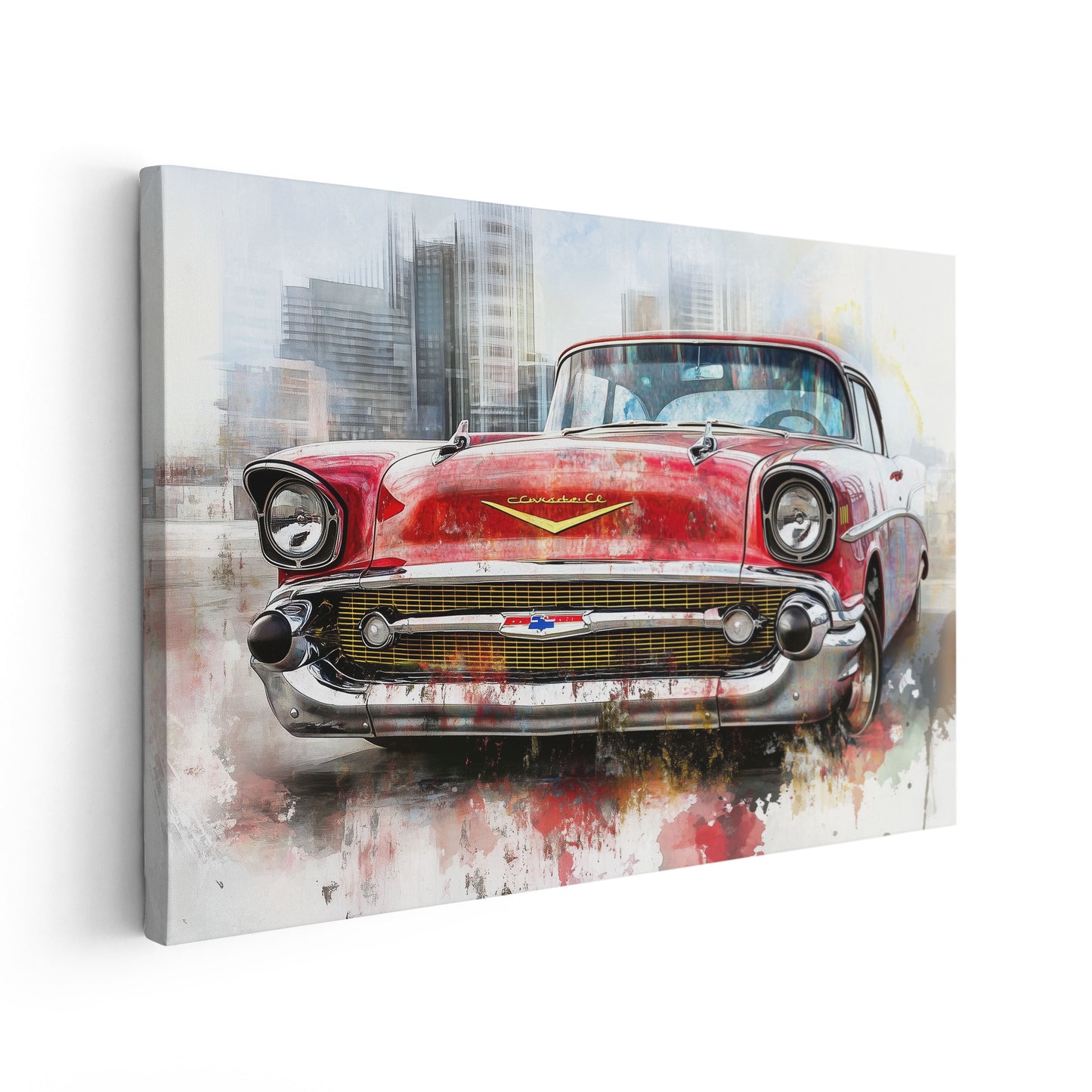 Watercolor Chevrolet Bel Air