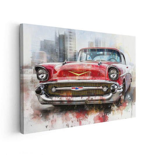 Watercolor Chevrolet Bel Air