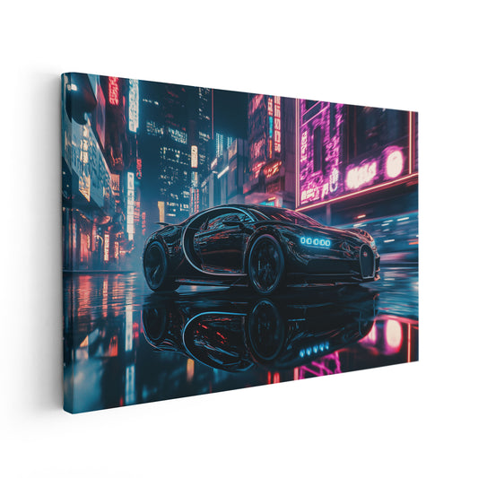 Bugatti Chiron Neon City