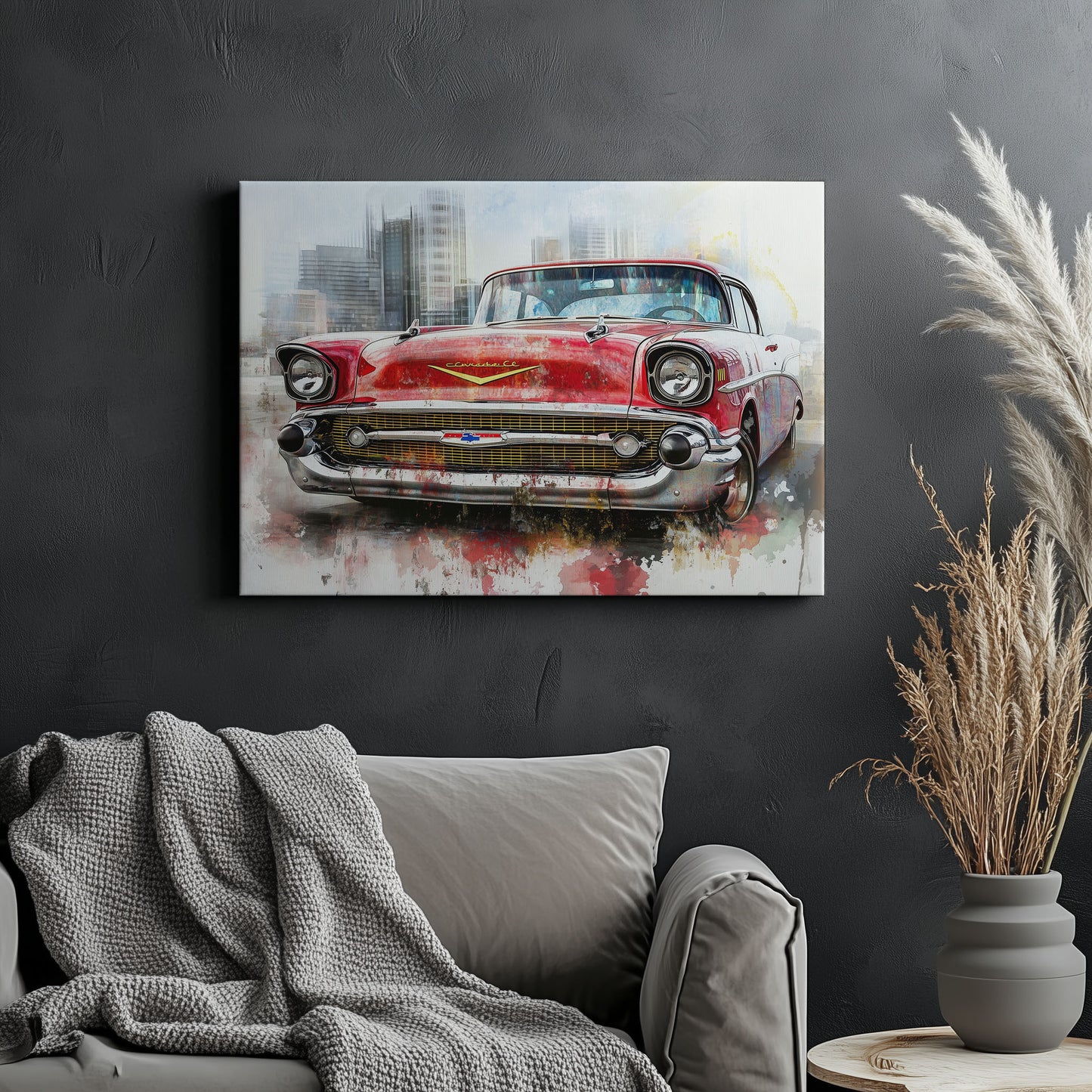 Watercolor Chevrolet Bel Air