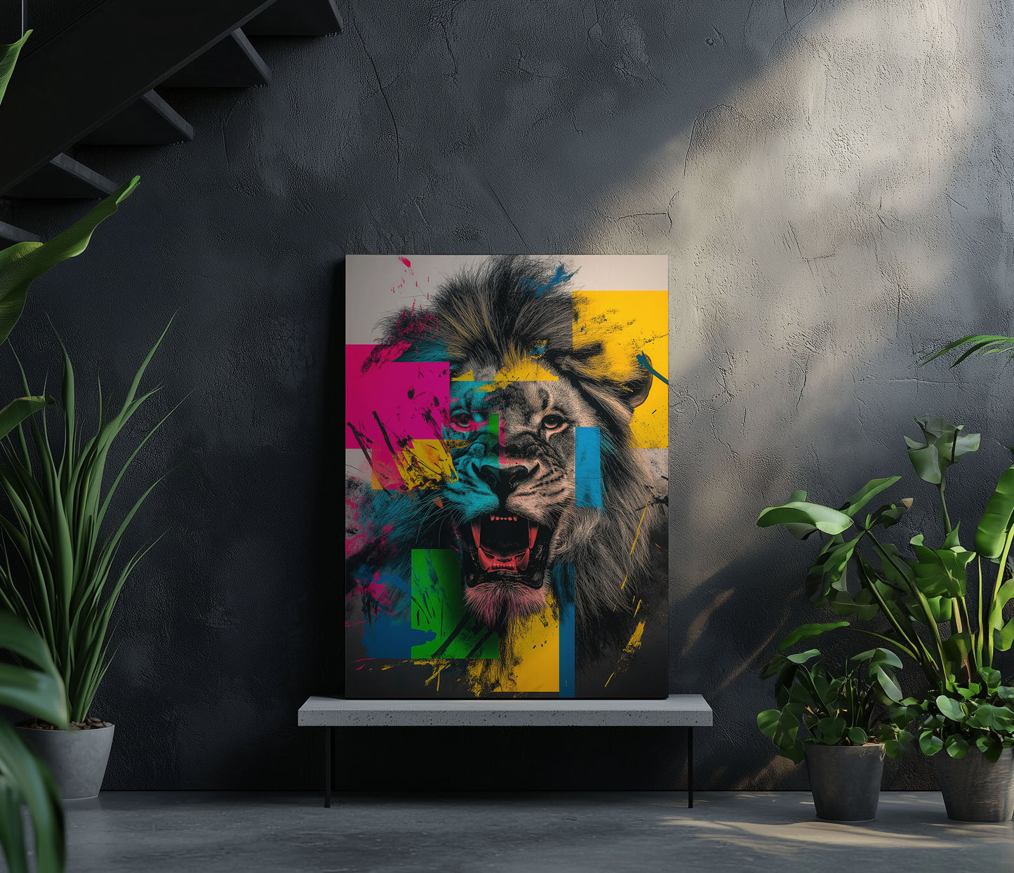 Abstract Lion