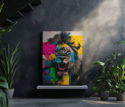 Abstract Lion