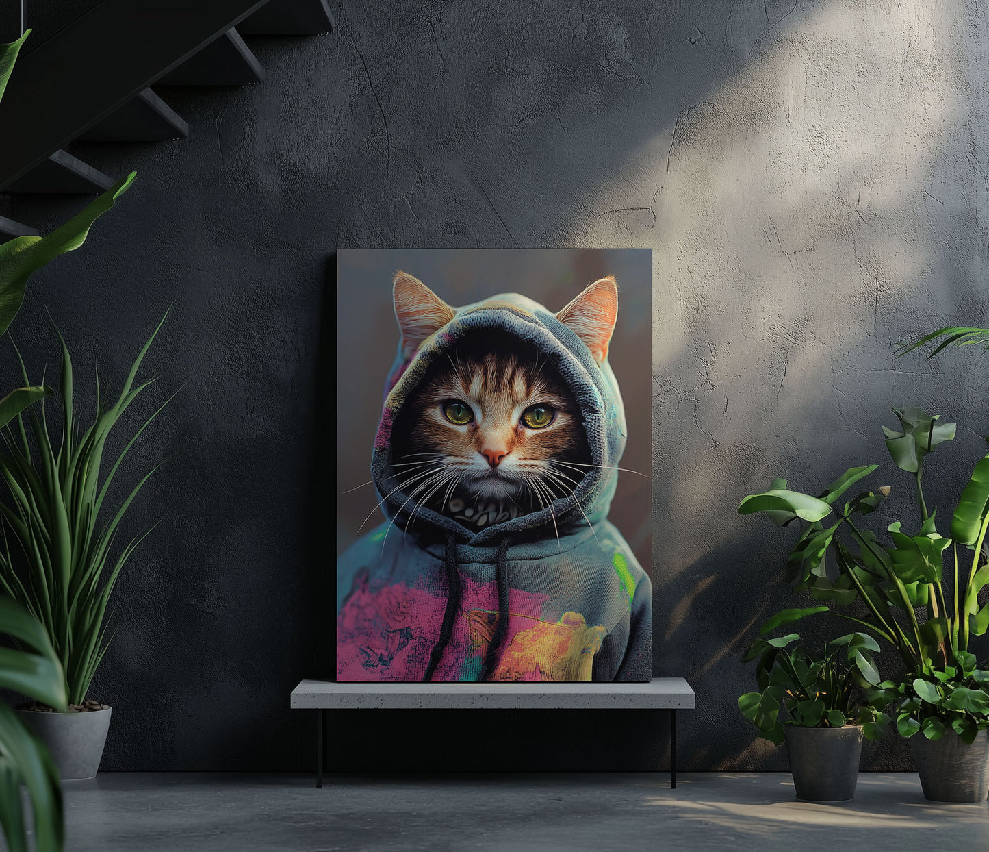 Cat With Hoodie