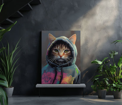 Cat With Hoodie