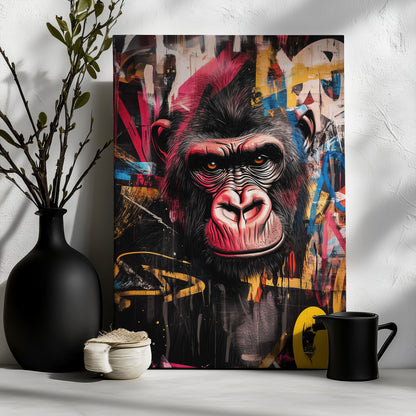 Pop Art Gorilla Abstract