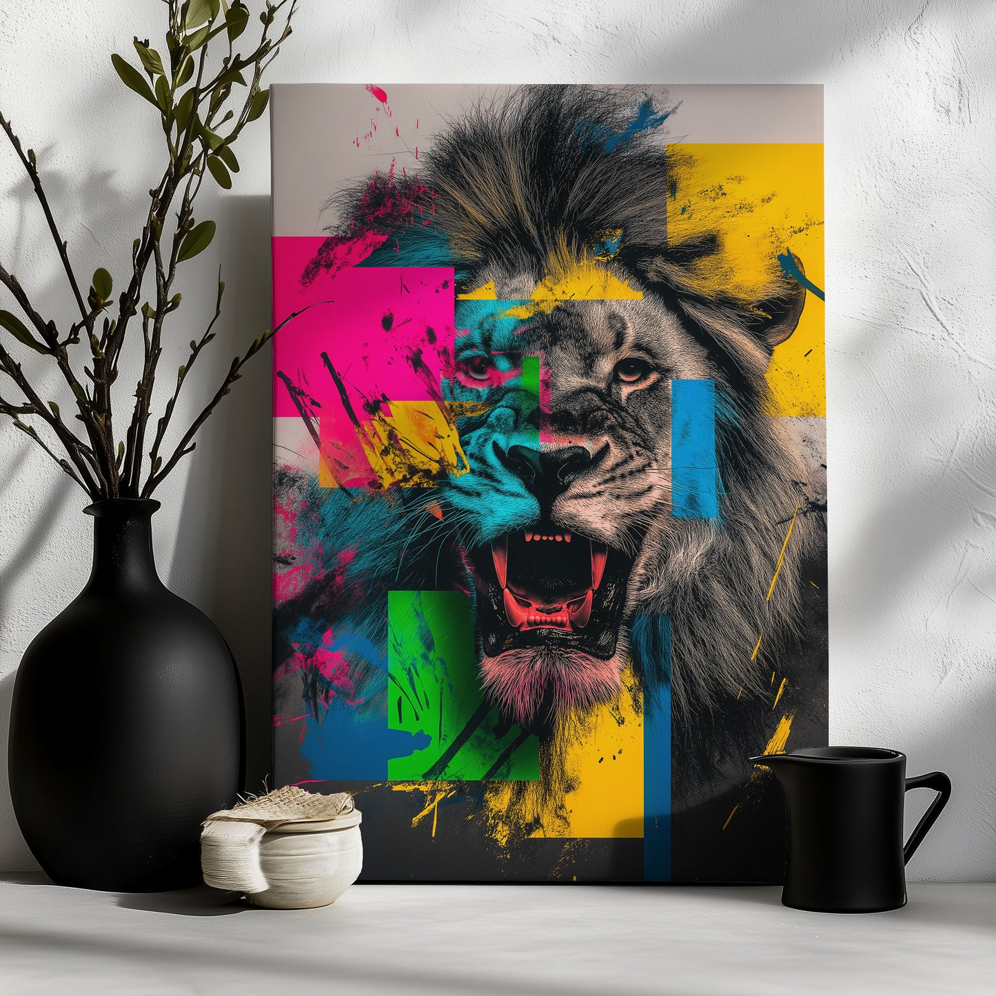 Abstract Lion