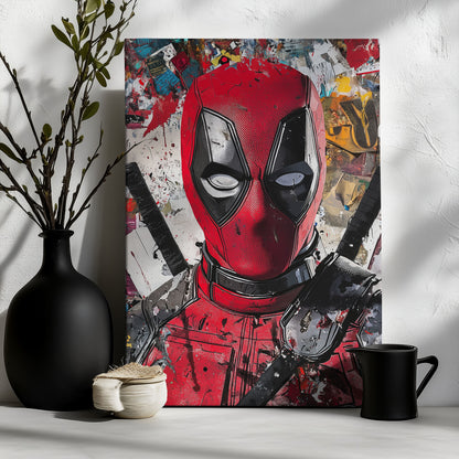 Deadpool Portrait Pop Art