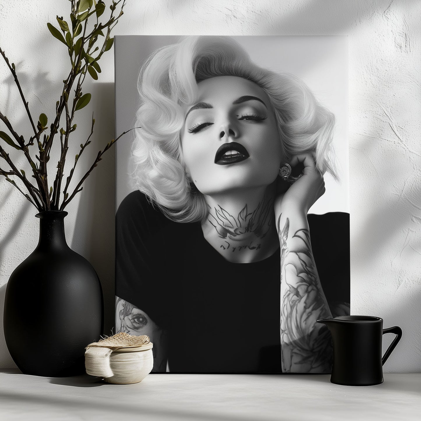 Marilyn Monroe With Tattoos