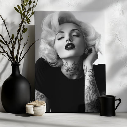 Marilyn Monroe With Tattoos