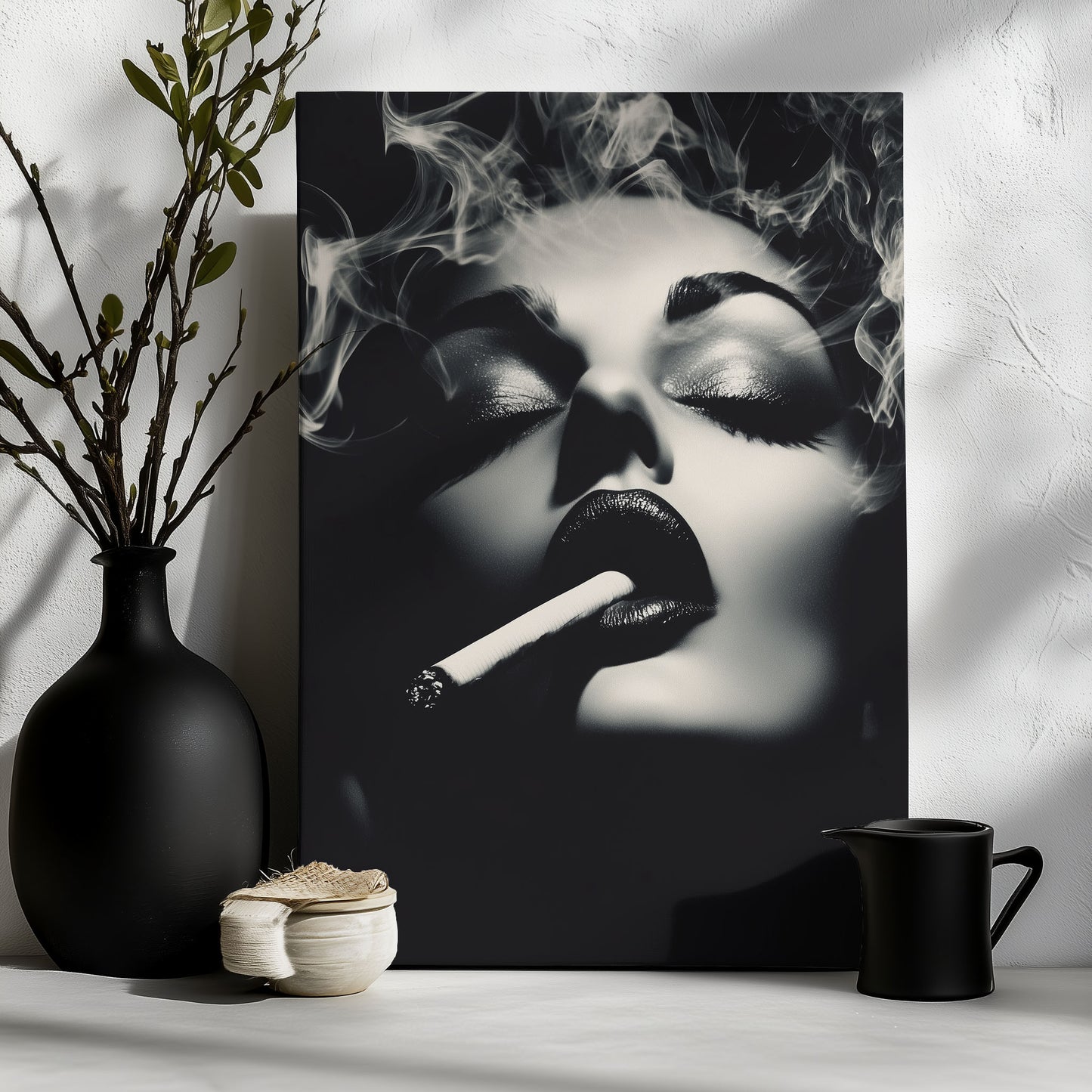 Moody Noir Pin Up Art