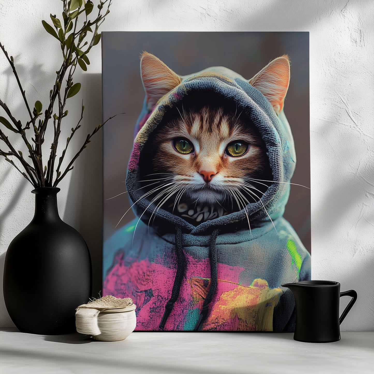 Cat With Hoodie