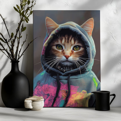 Cat With Hoodie