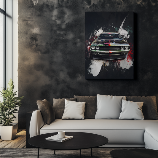 Dodge Challenger Front Sketch