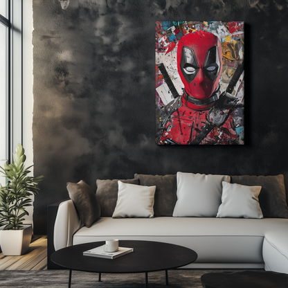 Deadpool Portrait Pop Art