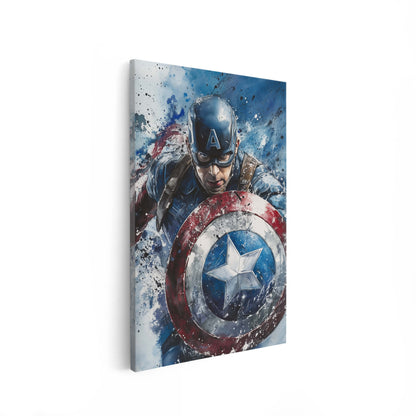 Marvel Captain America Splash Art