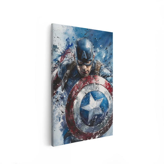 Marvel Captain America Splash Art