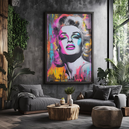 Marilyn Monroe Airbrush Pop Art