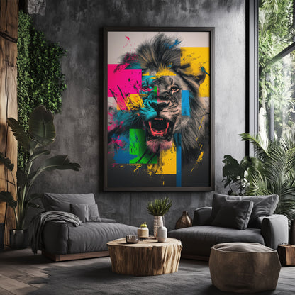 Abstract Lion