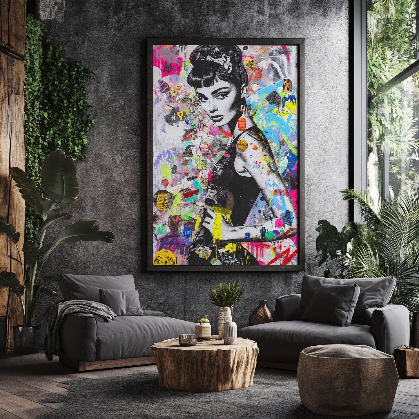 Audrey Hepburn Graffiti