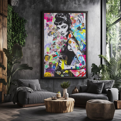 Audrey Hepburn Graffiti