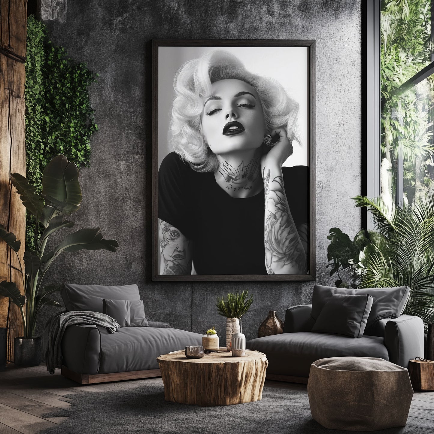 Marilyn Monroe With Tattoos