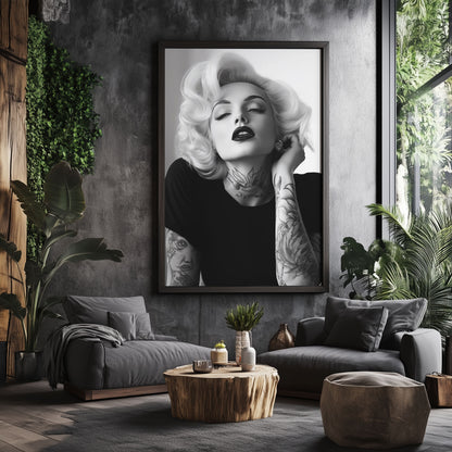 Marilyn Monroe With Tattoos
