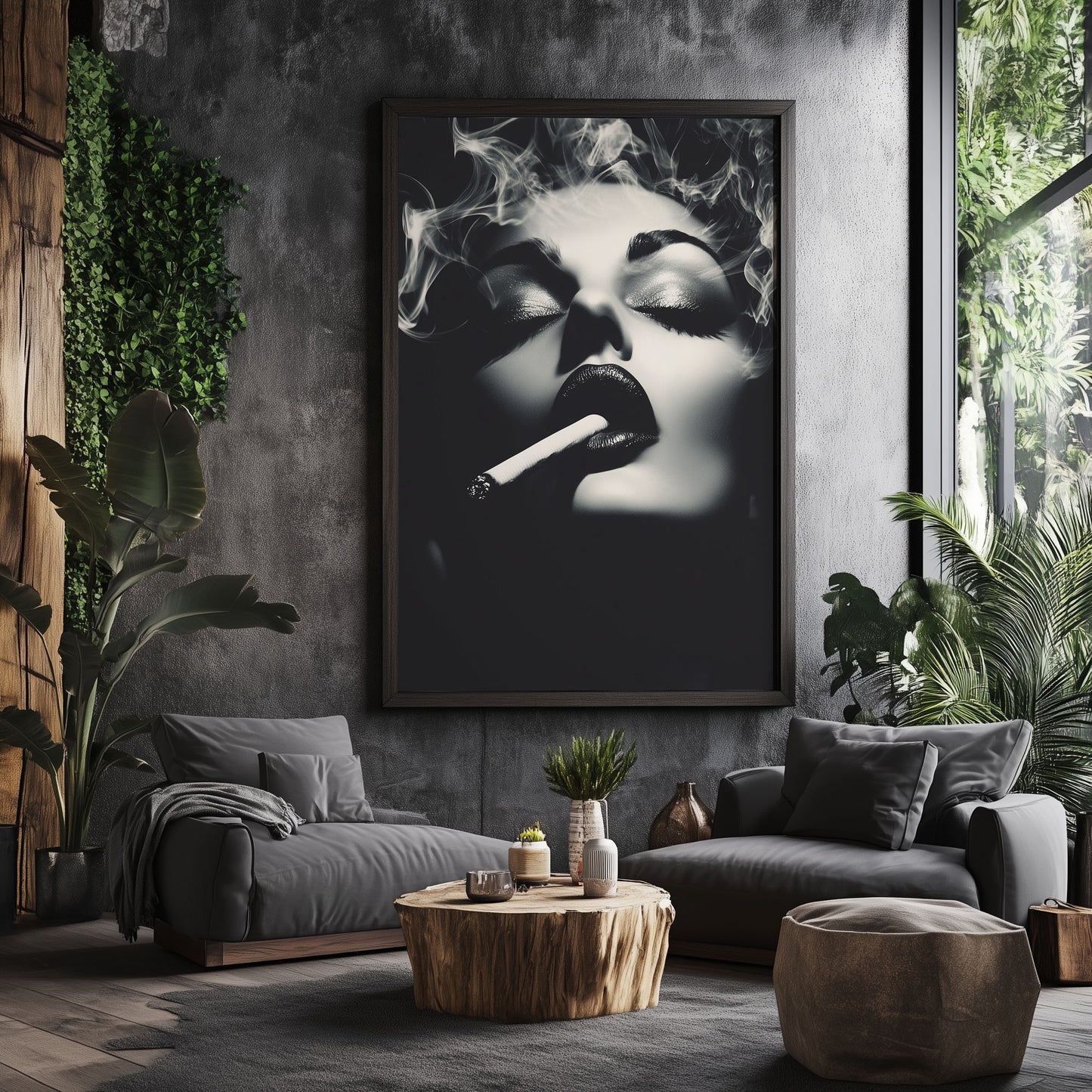 Moody Noir Pin Up Art