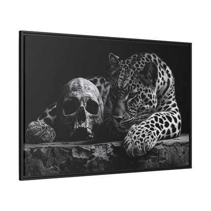 Leopard with Skull