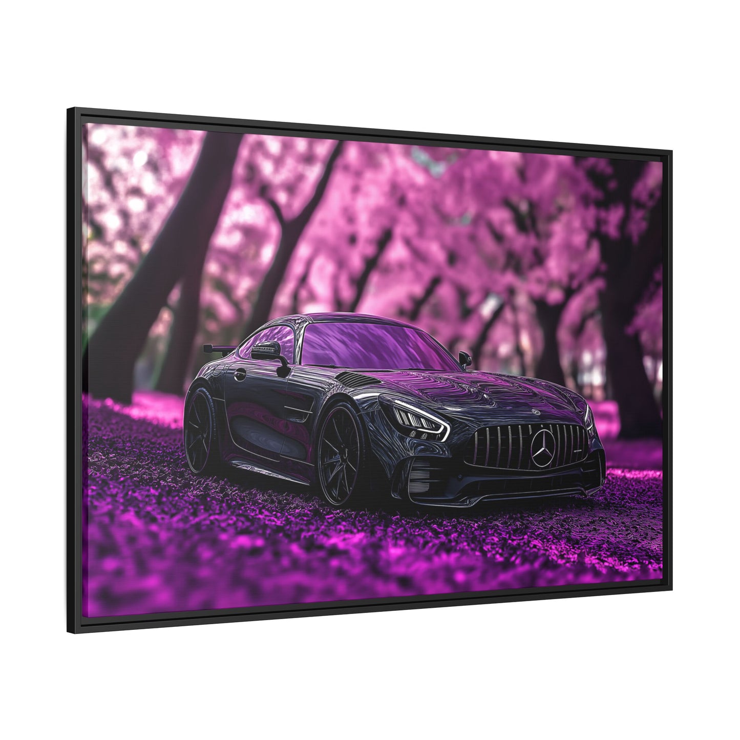 Mercedes AMG GT Purple Flowers