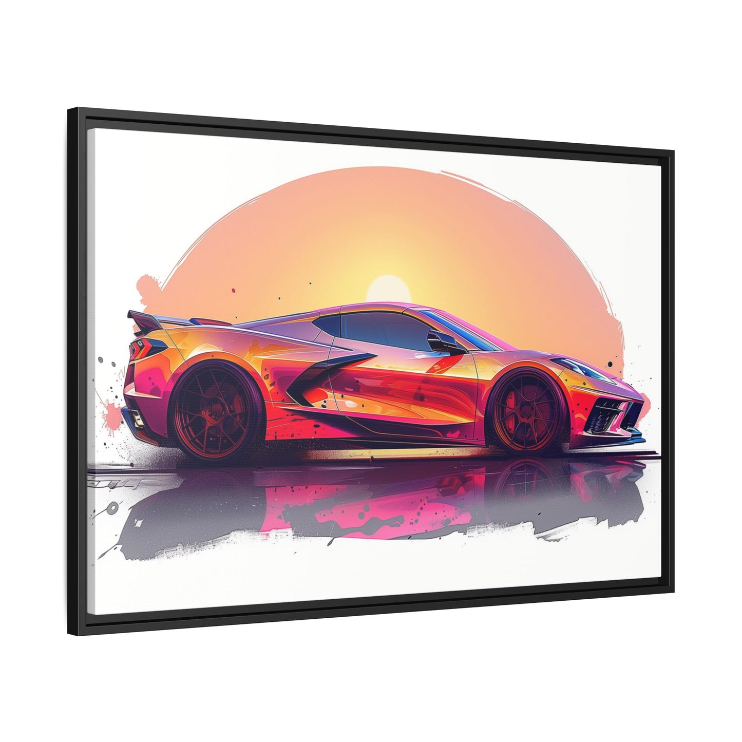 Corvette C8 Sunset