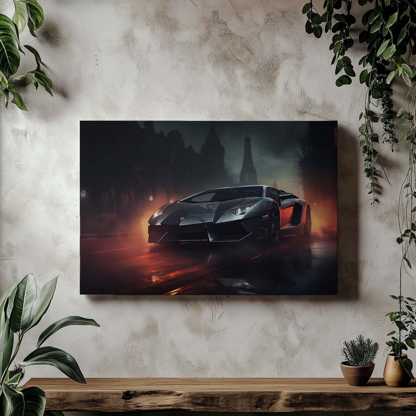Lamborghini Aventador Night on Streets