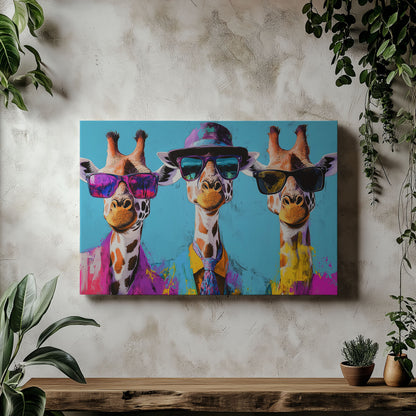 Funny Giraffes Trio