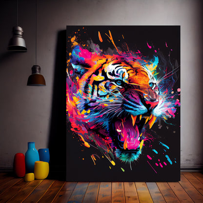 Tiger Color Splash