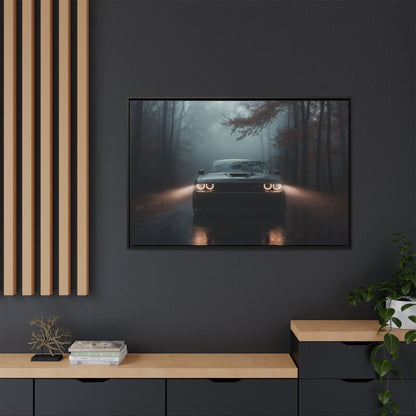 Dodge Challenger Foggy Night