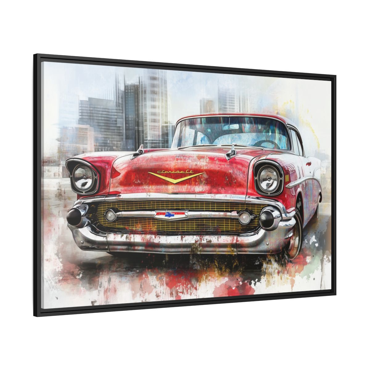Watercolor Chevrolet Bel Air