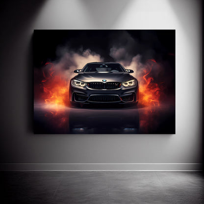 BMW M4 Fire Shot