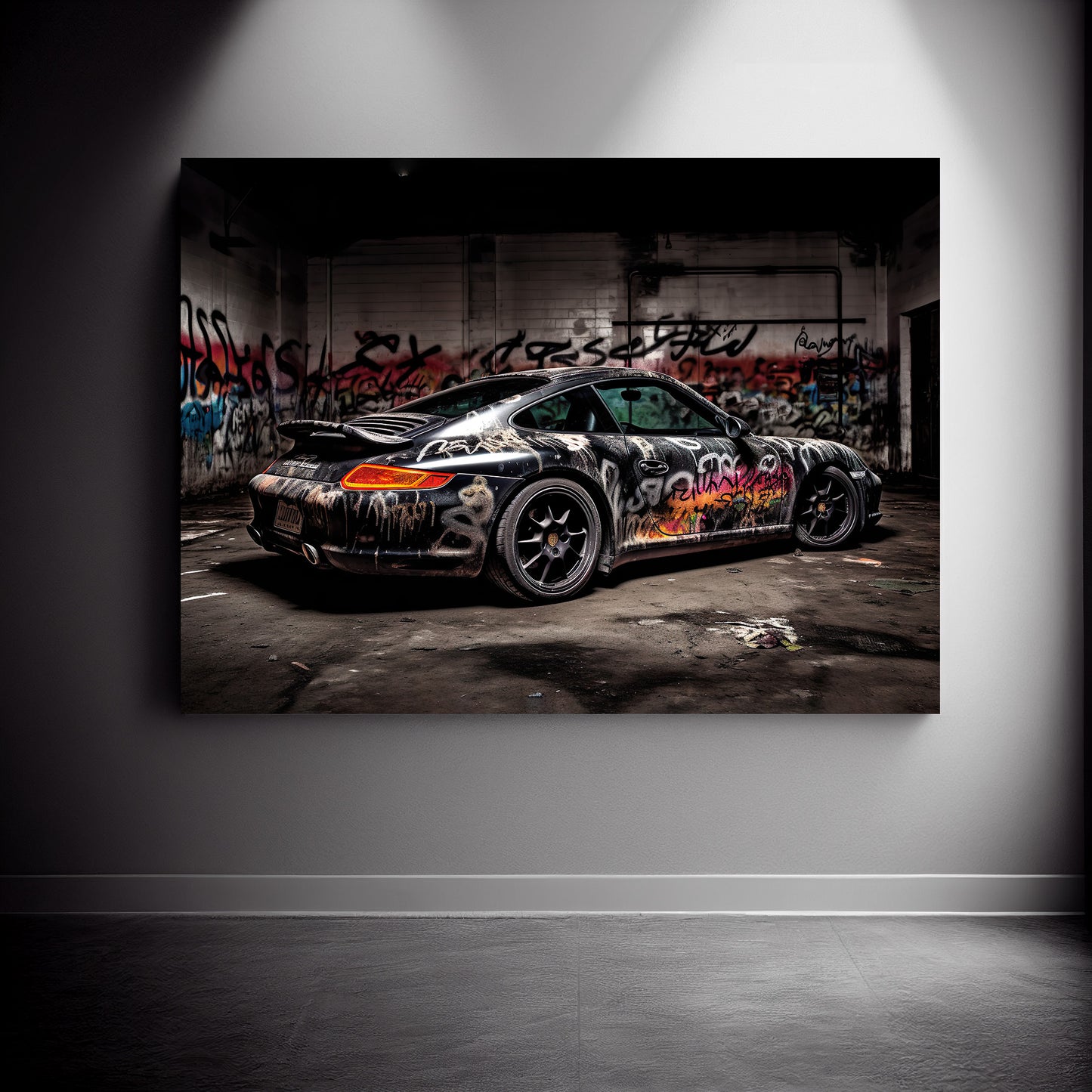 Porsche 911 Graffiti Garage