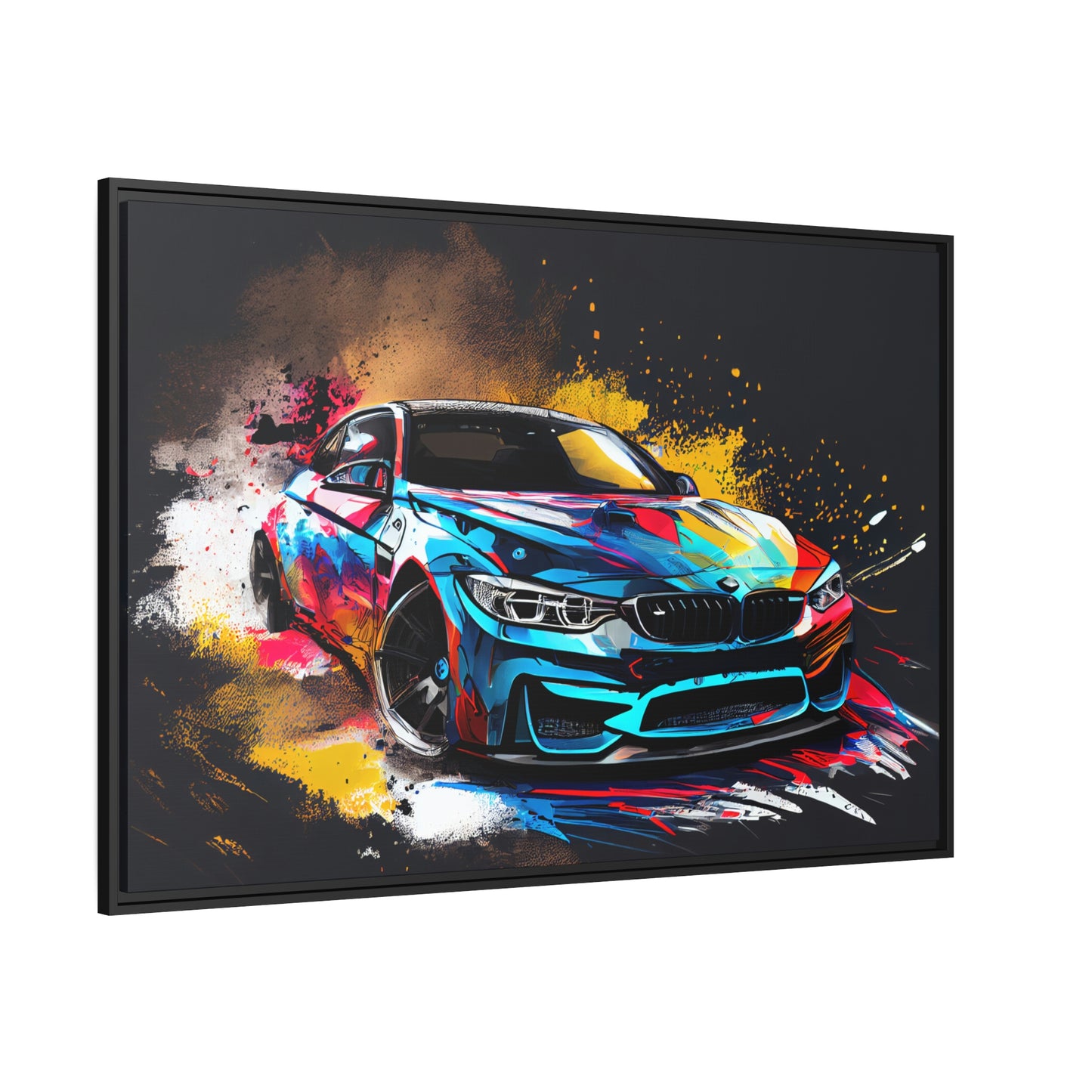 BMW M4 Colorful Sketch