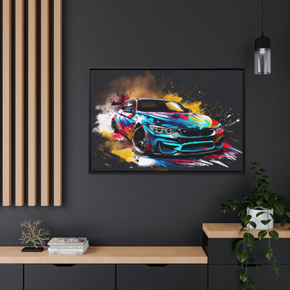 BMW M4 Colorful Sketch