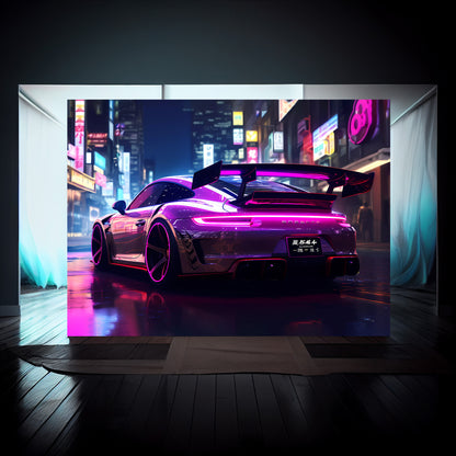 Porsche 911 Neon Night