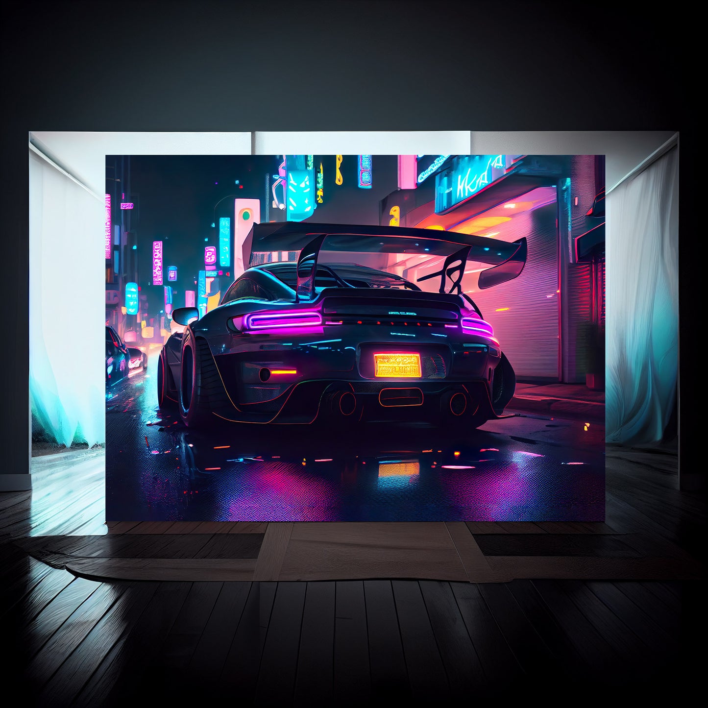 Porsche 911 Cyberpunk Style