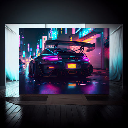 Porsche 911 Cyberpunk Style