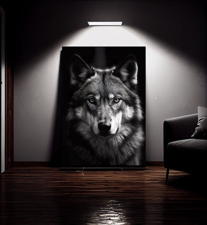 Wolf Black & White