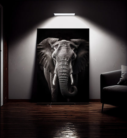 Elephant Black & White