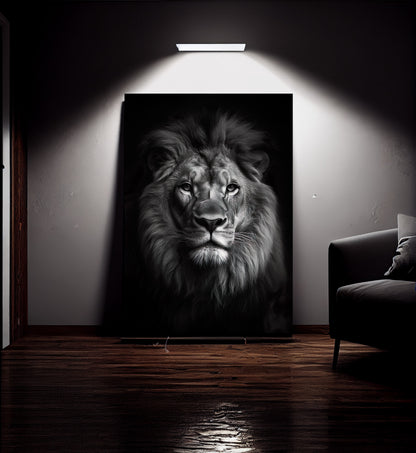 Lion Black & White